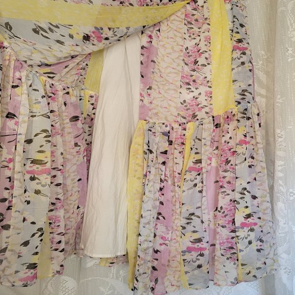 FRENCH CONNECTION Ezeke Mixed Media High Slit Maxi Skirt - Picture 5 of 11